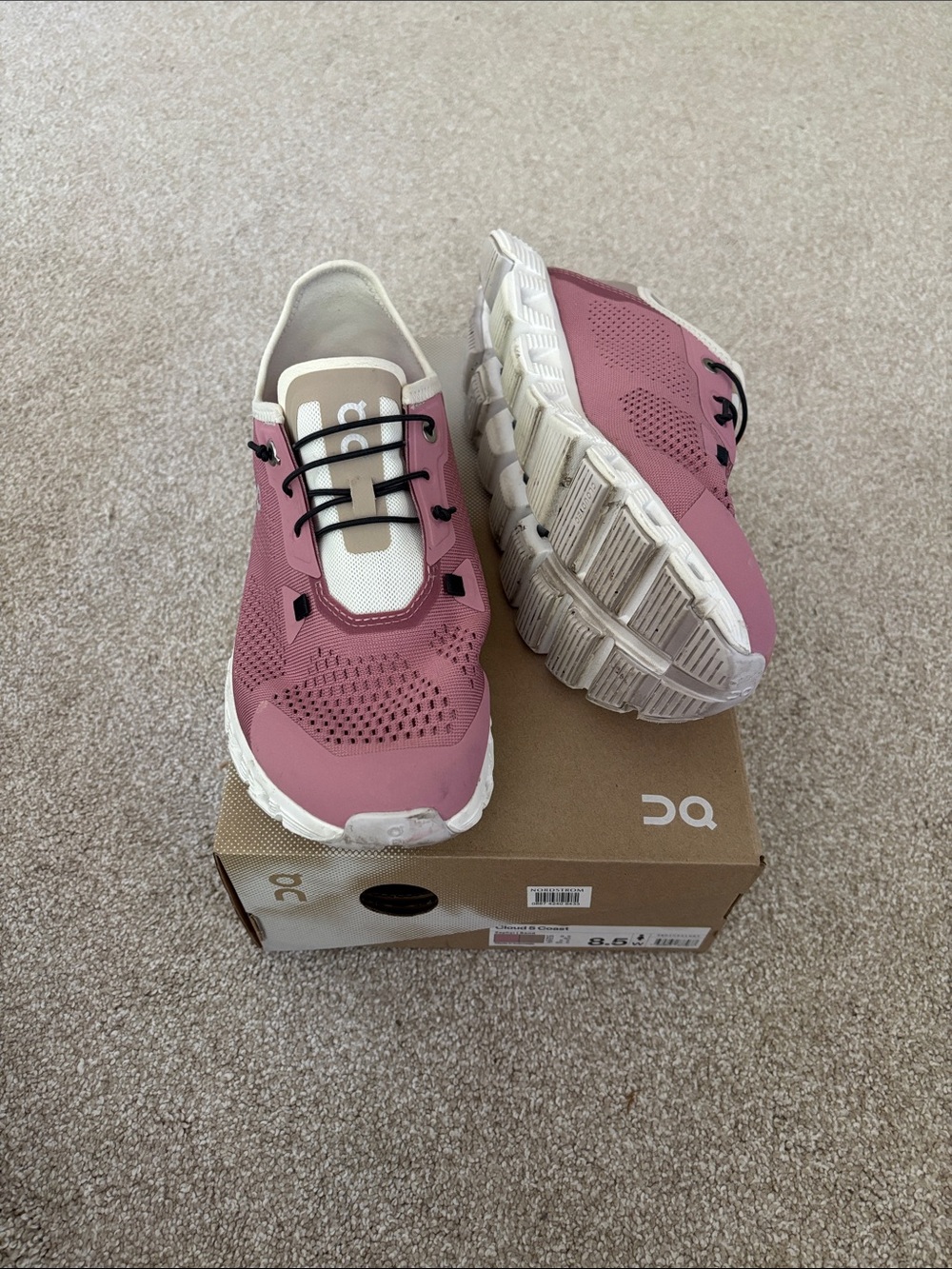 On Cloud Women's Pink Running Sneakers